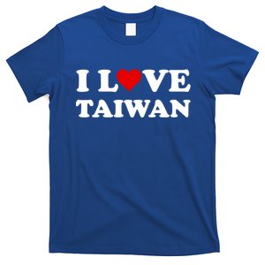 Country Travel Souvenir I Love Taiwan Gift T-Shirt