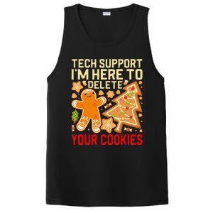 Christmas Tech Support Here To Delete Cookies Xmas PosiCharge Competitor Tank