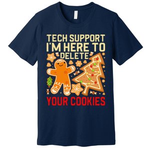 Christmas Tech Support Here To Delete Cookies Xmas Premium T-Shirt