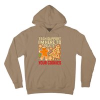 Christmas Tech Support Here To Delete Cookies Xmas Hoodie