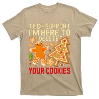 Christmas Tech Support Here To Delete Cookies Xmas T-Shirt