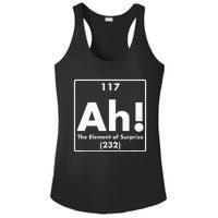 Chemist Teacher scientific Ah! The Element of Surprise Ladies PosiCharge Competitor Racerback Tank