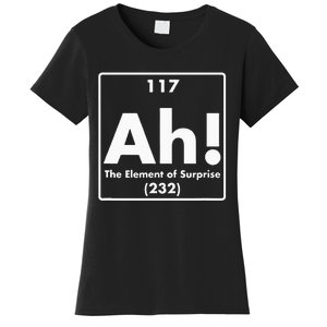 Chemist Teacher scientific Ah! The Element of Surprise Women's T-Shirt