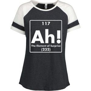 Chemist Teacher scientific Ah! The Element of Surprise Enza Ladies Jersey Colorblock Tee