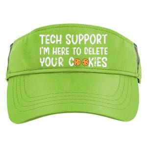 Christmas Tech Support I’M Here To Delete Your Cookies Xmas Adult Drive Performance Visor