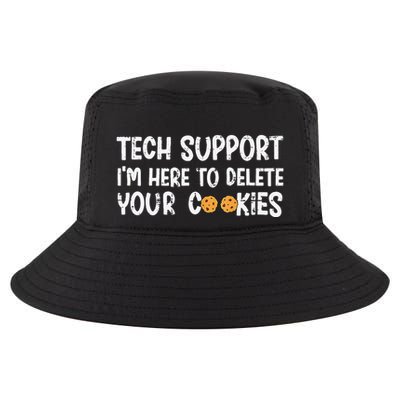 Christmas Tech Support I’M Here To Delete Your Cookies Xmas Cool Comfort Performance Bucket Hat