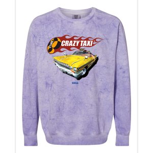 Crazy Taxi Sega Dreamcast Video Game Colorblast Crewneck Sweatshirt