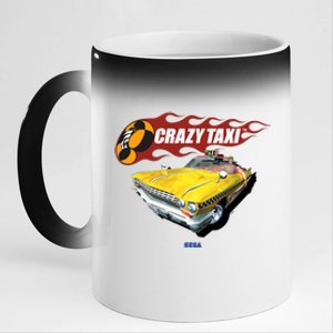 Crazy Taxi Sega Dreamcast Video Game 11oz Black Color Changing Mug