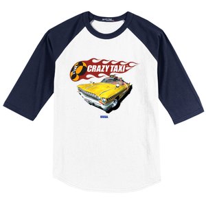 Crazy Taxi Sega Dreamcast Video Game Baseball Sleeve Shirt