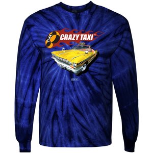 Crazy Taxi Sega Dreamcast Video Game Tie-Dye Long Sleeve Shirt