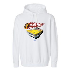 Crazy Taxi Sega Dreamcast Video Game Garment-Dyed Fleece Hoodie