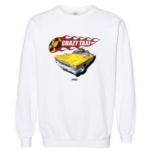 Crazy Taxi Sega Dreamcast Video Game Garment-Dyed Sweatshirt