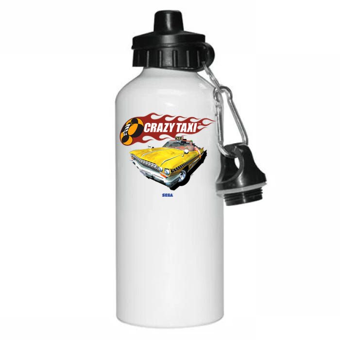 Crazy Taxi Sega Dreamcast Video Game Aluminum Water Bottle