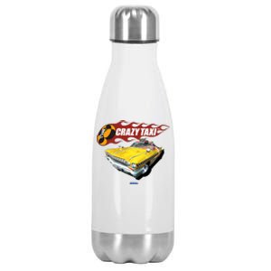 Crazy Taxi Sega Dreamcast Video Game Stainless Steel Insulated Water Bottle