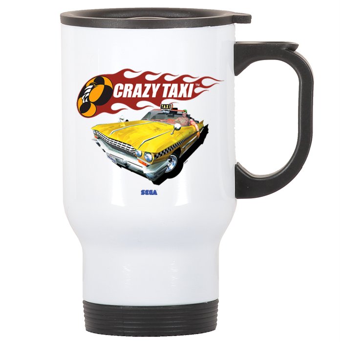 Crazy Taxi Sega Dreamcast Video Game Stainless Steel Travel Mug