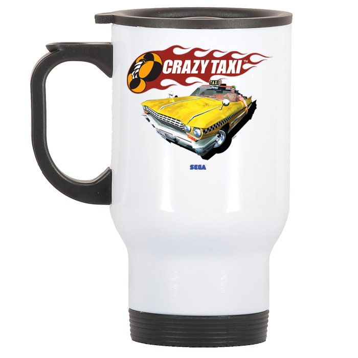 Crazy Taxi Sega Dreamcast Video Game Stainless Steel Travel Mug