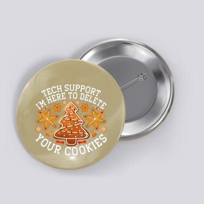 Christmas Tech Support Here To Delete Cookies Xmas Button