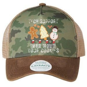 Christmas Tech Support Here To Delete Cookies Xmas Legacy Tie Dye Trucker Hat