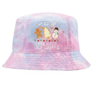 Christmas Tech Support Here To Delete Cookies Xmas Tie-Dyed Bucket Hat