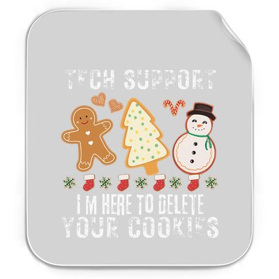 Christmas Tech Support Here To Delete Cookies Xmas Permanent Decal Sticker