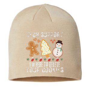 Christmas Tech Support Here To Delete Cookies Xmas Sustainable Beanie