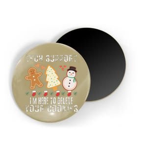 Christmas Tech Support Here To Delete Cookies Xmas Magnet