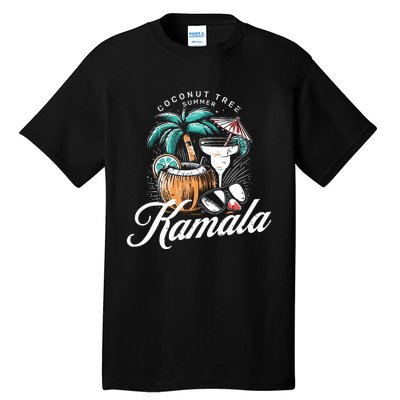 Coconut Tree Summer Vibes Tall T-Shirt