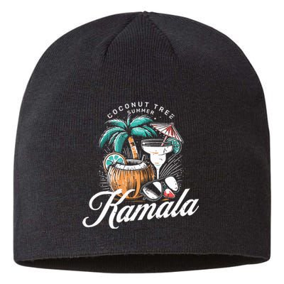 Coconut Tree Summer Vibes Sustainable Beanie