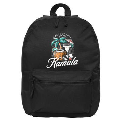 Coconut Tree Summer Vibes 16 in Basic Backpack