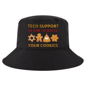 Christmas Tech Support Here To Delete Cookies Cool Comfort Performance Bucket Hat