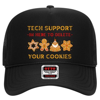 Christmas Tech Support Here To Delete Cookies Trucker Hat