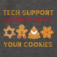 Christmas Tech Support Here To Delete Cookies Vector Backpack