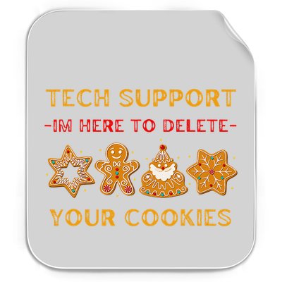 Christmas Tech Support Here To Delete Cookies Permanent Decal Sticker