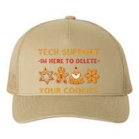 Christmas Tech Support Here To Delete Cookies Yupoong Adult 5-Panel Trucker Hat