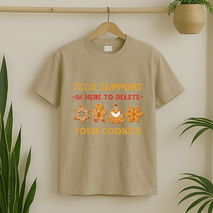 Christmas Tech Support Here To Delete Cookies T-Shirt