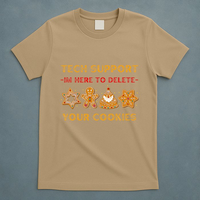 Christmas Tech Support Here To Delete Cookies T-Shirt