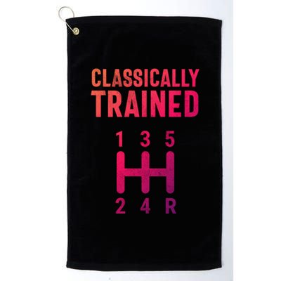 Classically Trained Stick Driver Ual Transmission Car Cute Gift Platinum Collection Golf Towel