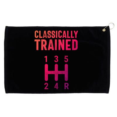 Classically Trained Stick Driver Ual Transmission Car Cute Gift Grommeted Golf Towel