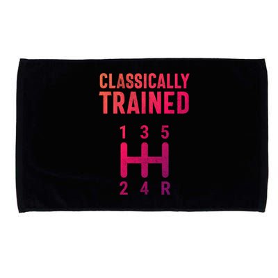 Classically Trained Stick Driver Ual Transmission Car Cute Gift Microfiber Hand Towel