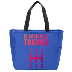 Classically Trained Stick Driver Ual Transmission Car Cute Gift Zip Tote Bag