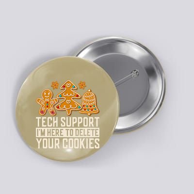 Christmas Tech Support Here To Delete Cookies Xmas Button