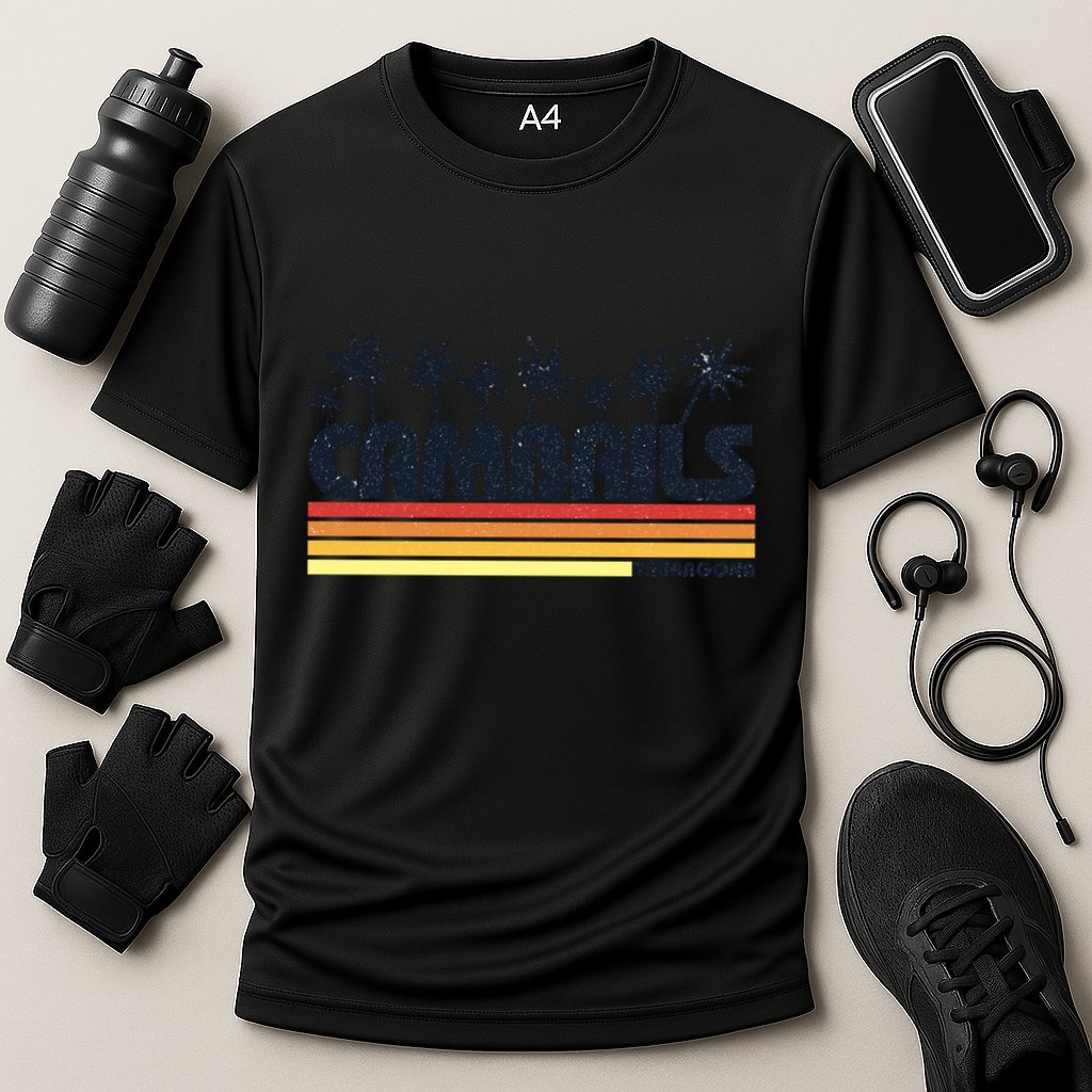 Cambrils Tarragona Spain Retro Tourism Great Gift Cooling Performance Crew T-Shirt