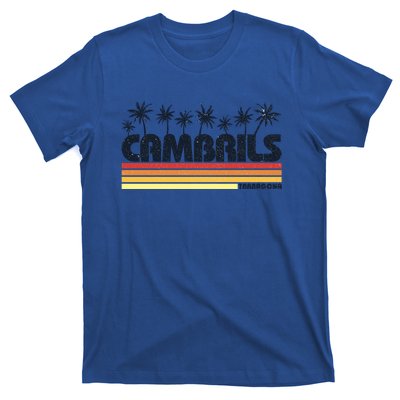 Cambrils Tarragona Spain Retro Tourism Great Gift T-Shirt