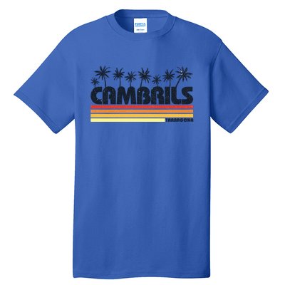 Cambrils Tarragona Spain Retro Tourism Great Gift Tall T-Shirt