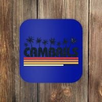 Cambrils Tarragona Spain Retro Tourism Great Gift Coaster