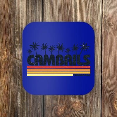 Cambrils Tarragona Spain Retro Tourism Great Gift Coaster