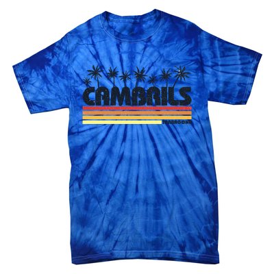 Cambrils Tarragona Spain Retro Tourism Great Gift Tie-Dye T-Shirt