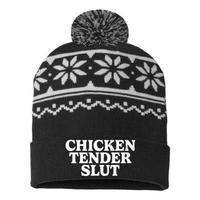 Chicken Tender Slut USA-Made Snowflake Beanie