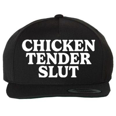 Chicken Tender Slut Wool Snapback Cap