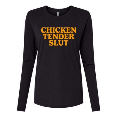 Chicken Tender Slut Womens Cotton Relaxed Long Sleeve T-Shirt